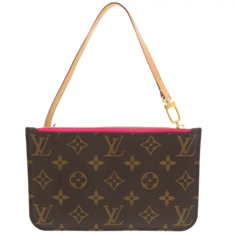 Louis Vuitton Neverfull Pouch Clutch Pivoine LV